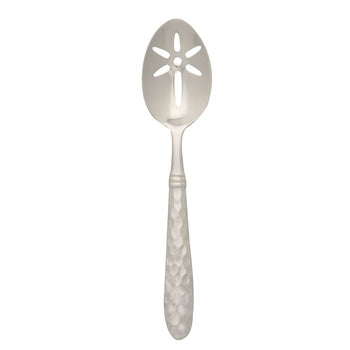 Vietri Flatware: Martellato Slotted Serving Spoon
